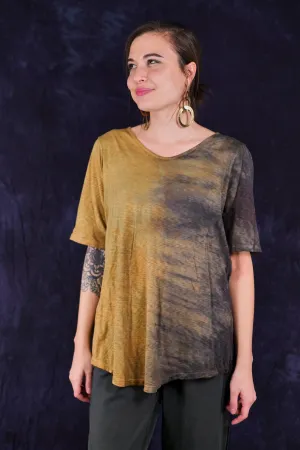 1211HD Lightweight Layer Tee Bronze & Deep Charcoal