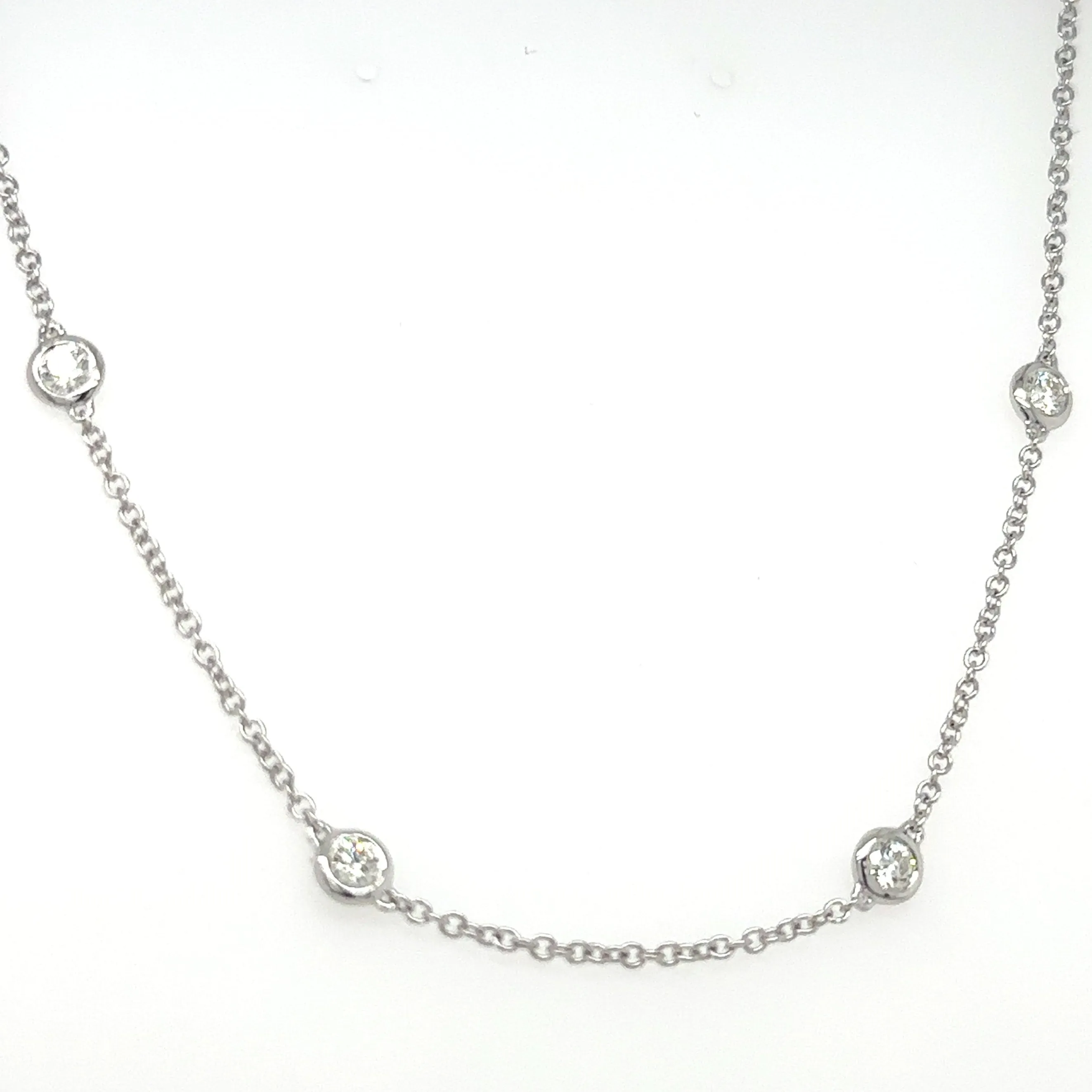 1.22ct t.w. Diamond by the Yard Chain Necklace