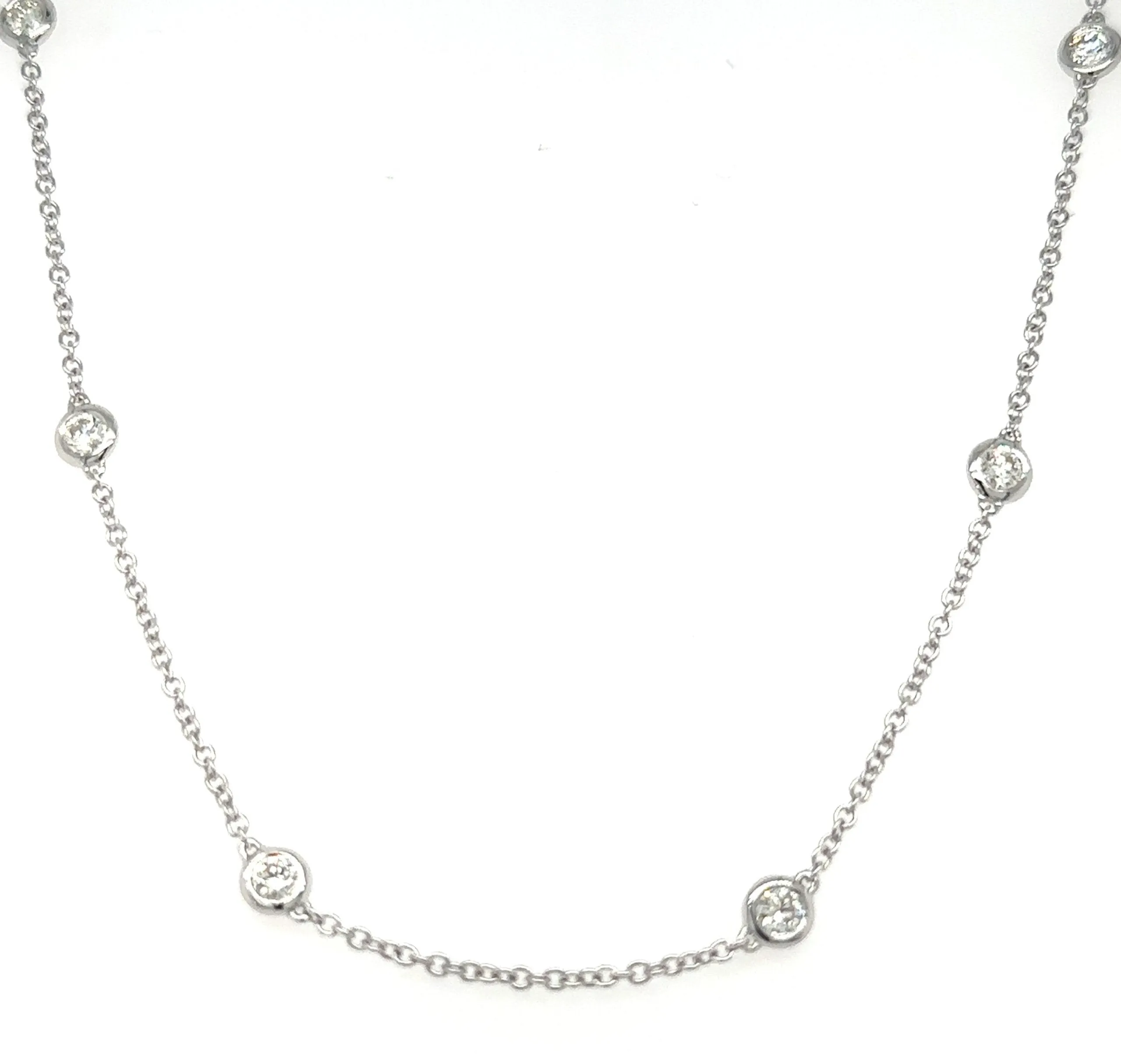 1.22ct t.w. Diamond by the Yard Chain Necklace