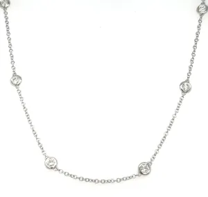 1.22ct t.w. Diamond by the Yard Chain Necklace