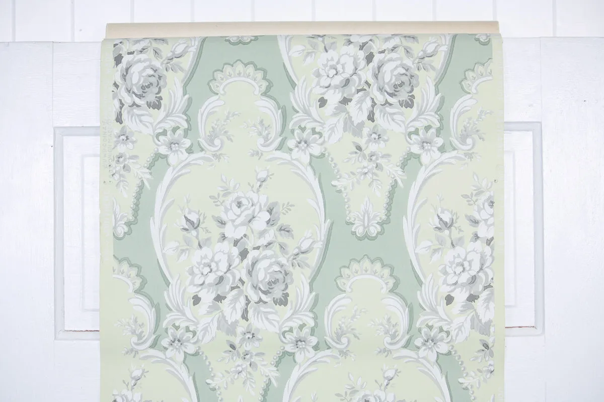1950s Floral Vintage Wallpaper