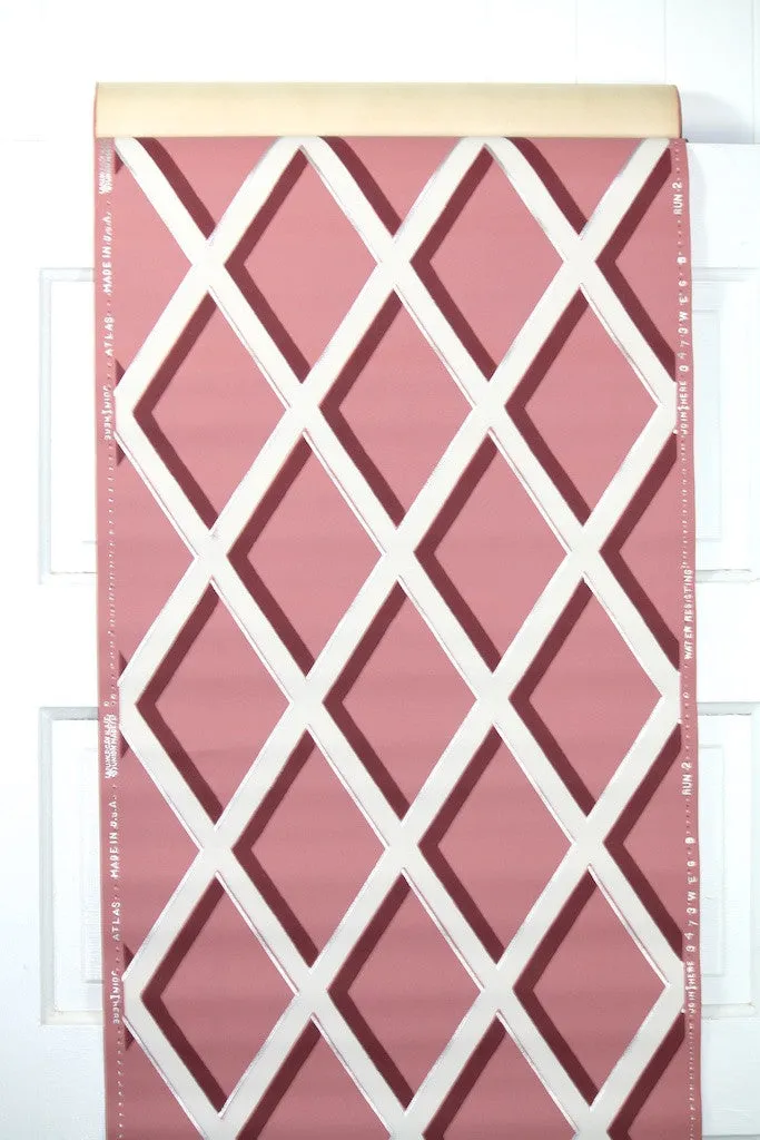1950s Geometric Vintage Wallpaper