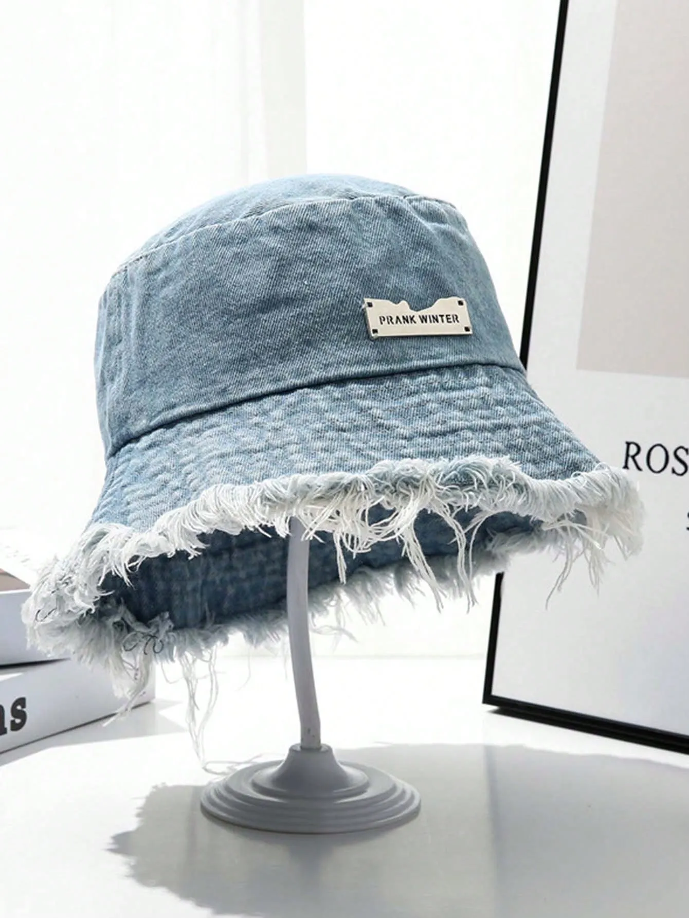1pc Denim Bucket Hat
