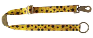 1" Sunflower Print nylon adjustable bucket hanger