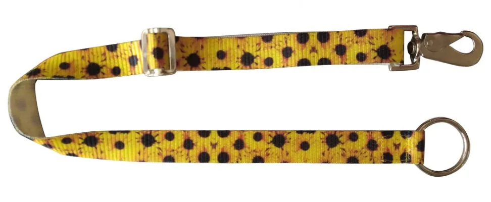 1" Sunflower Print nylon adjustable bucket hanger