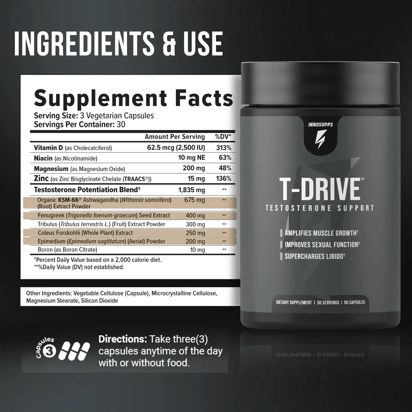 3 Bottles of T-Drive   Carb Cut Complete CC