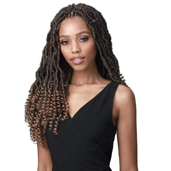 [3 Pack Deal] Bobbi Boss Synthetic Crochet Braid - NU LOCS CURLY TIPS 18" 2X