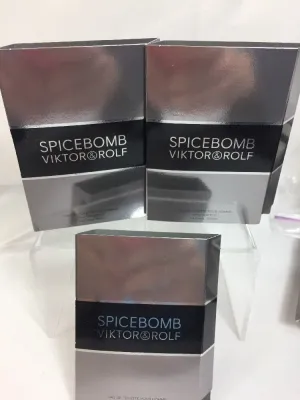 (3) Viktor & Rolf Spicebomb  Eau de Toilette Sample Travel Size Mini