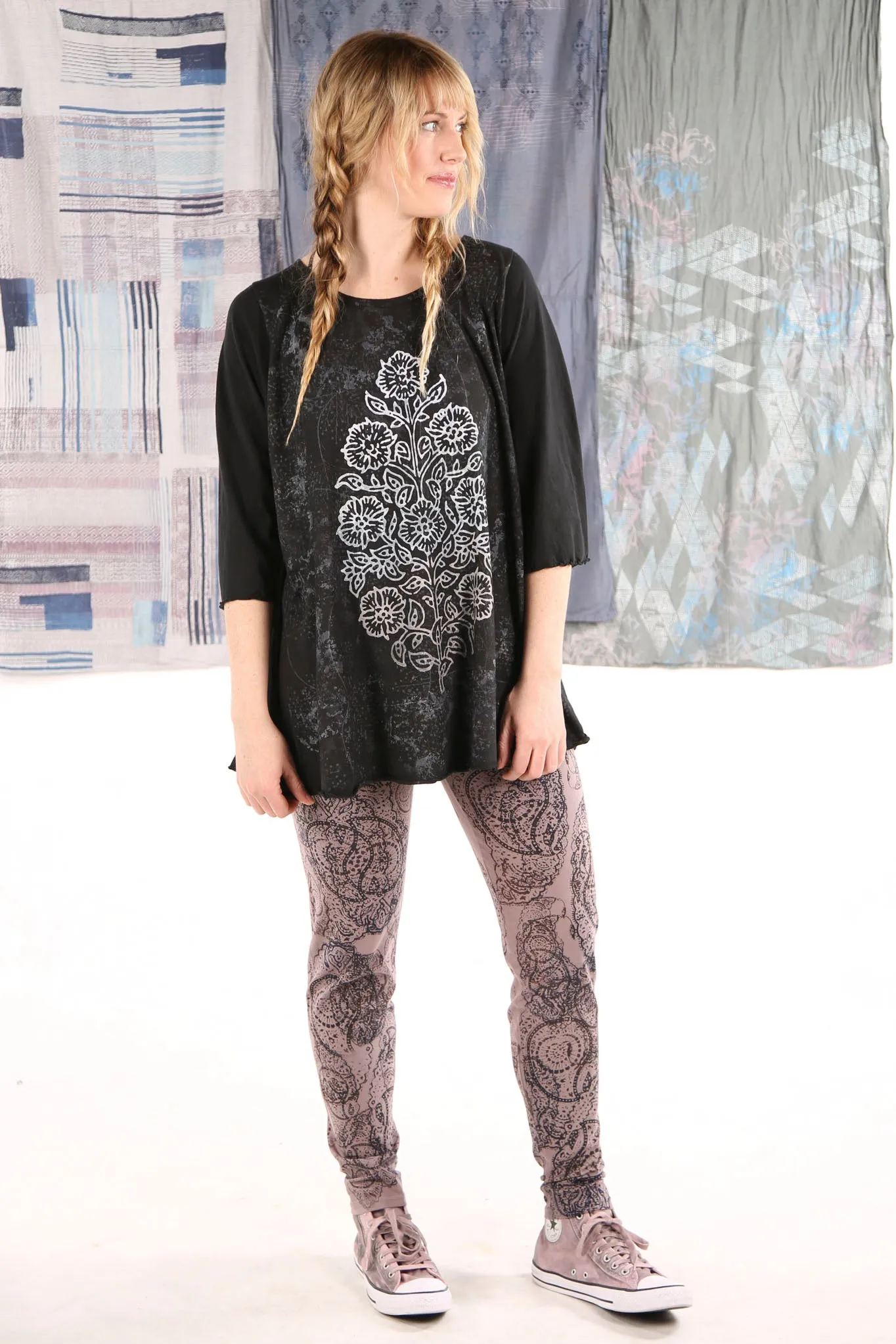 3136 Lightweight Leggings Plum Haze-P