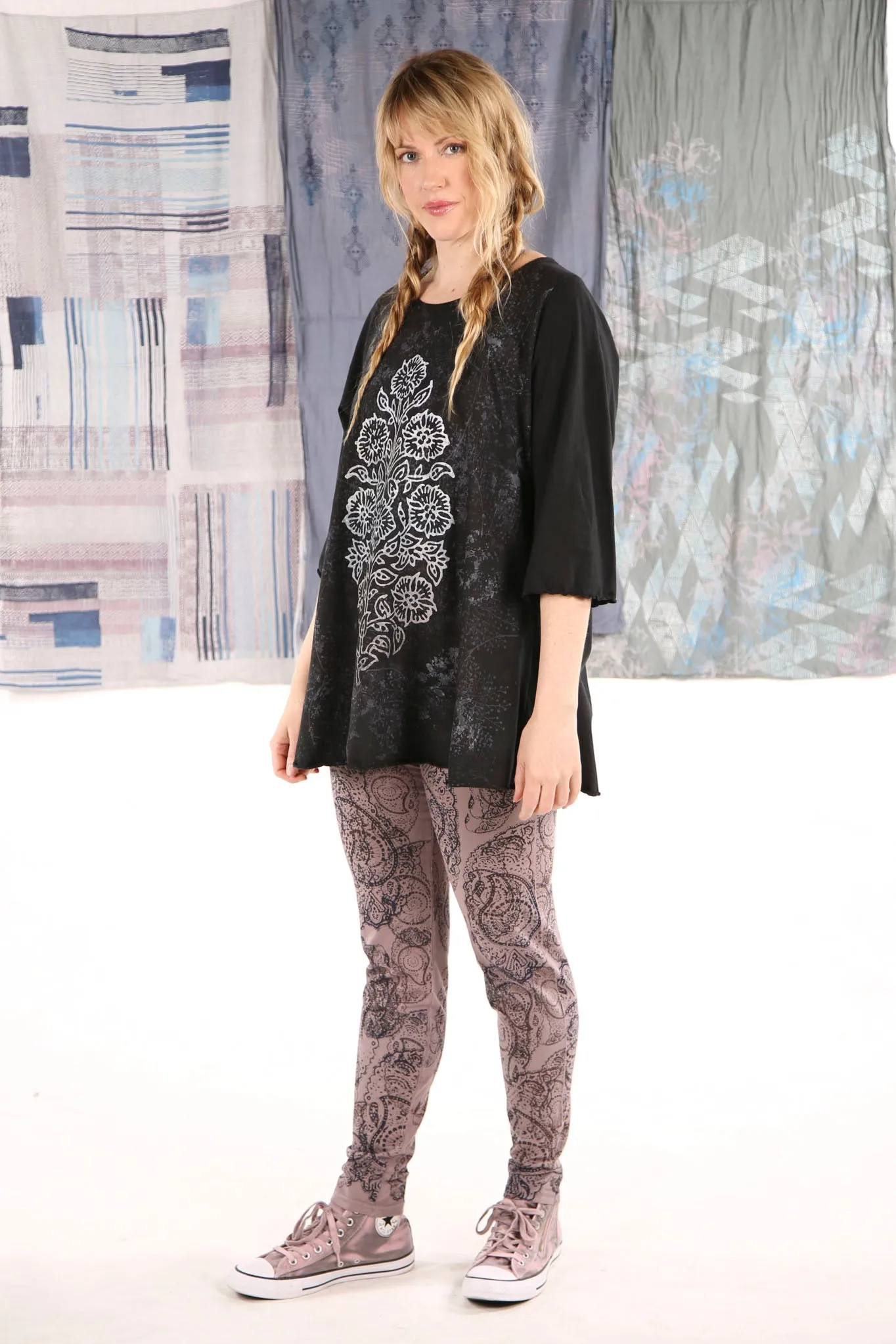 3136 Lightweight Leggings Plum Haze-P