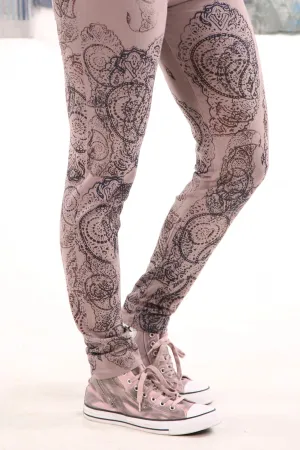 3136 Lightweight Leggings Plum Haze-P