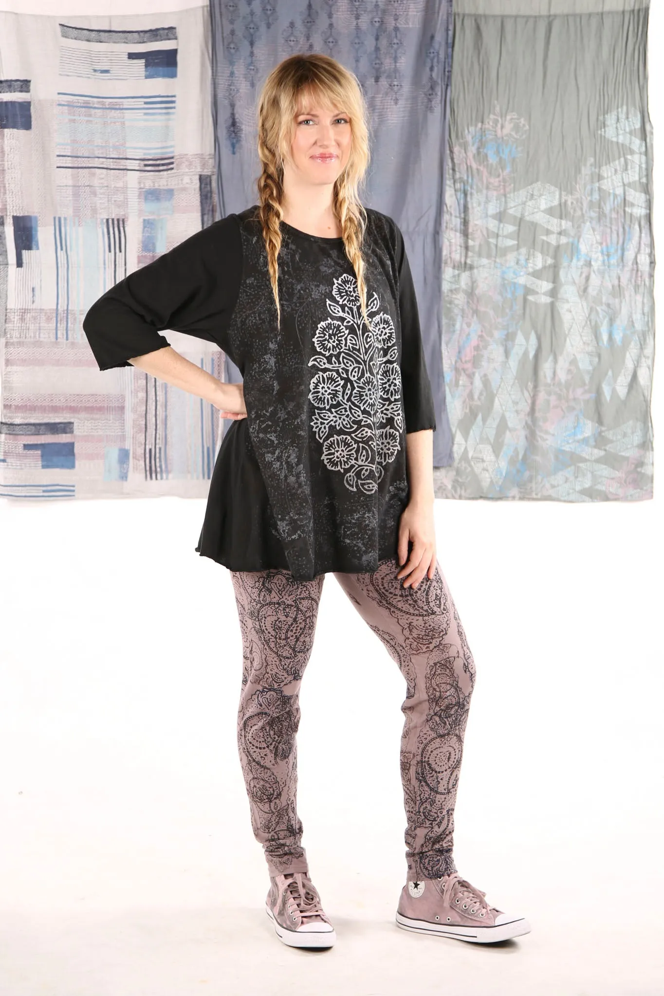 3136 Lightweight Leggings Plum Haze-P