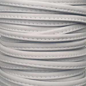 6 MM 1/8" STITCHED TUBE LIGHT GREY (10 YARDS)
