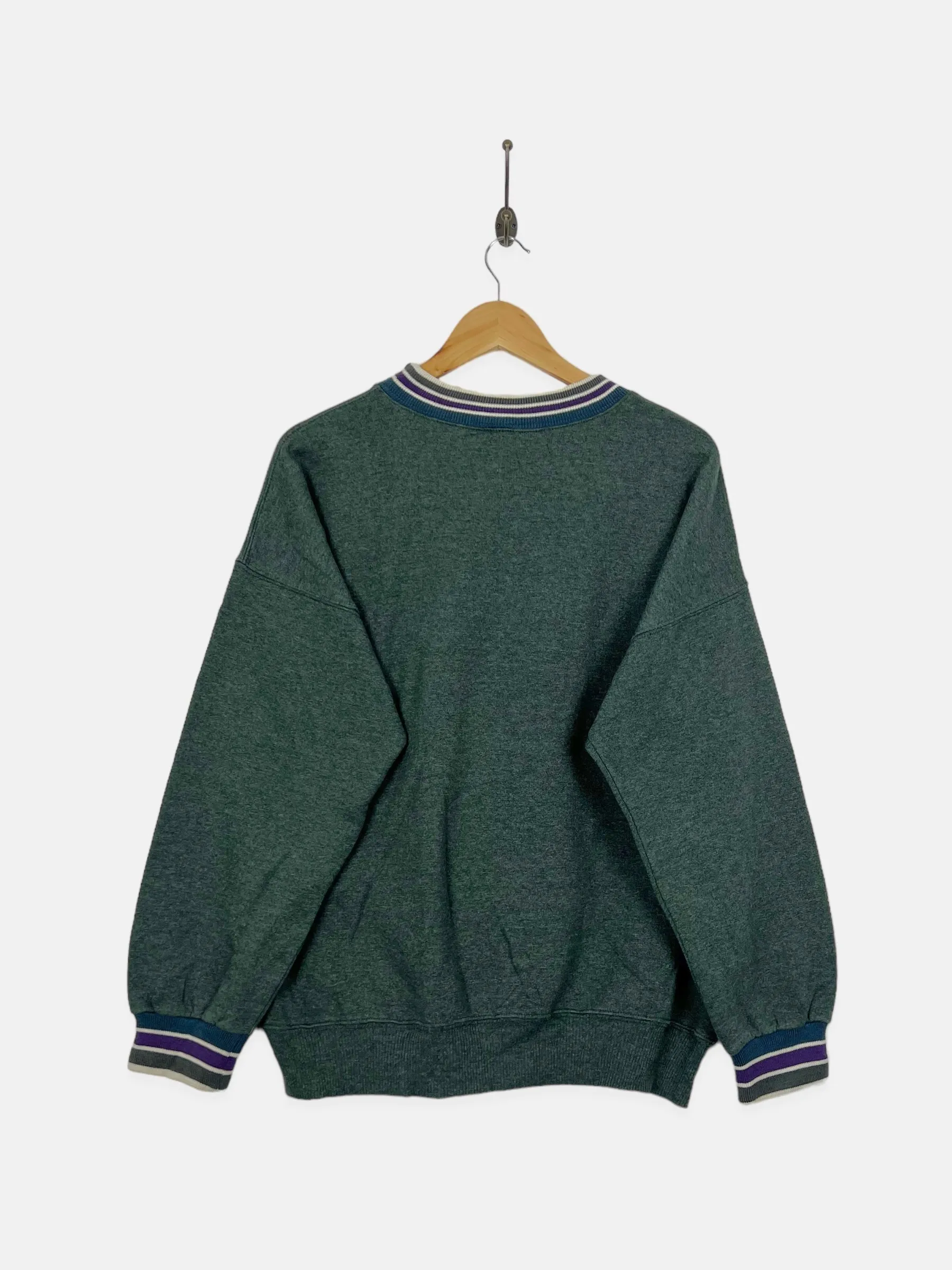 90's Jasper Canada Made Embroidered Vintage Sweatshirt Size 12