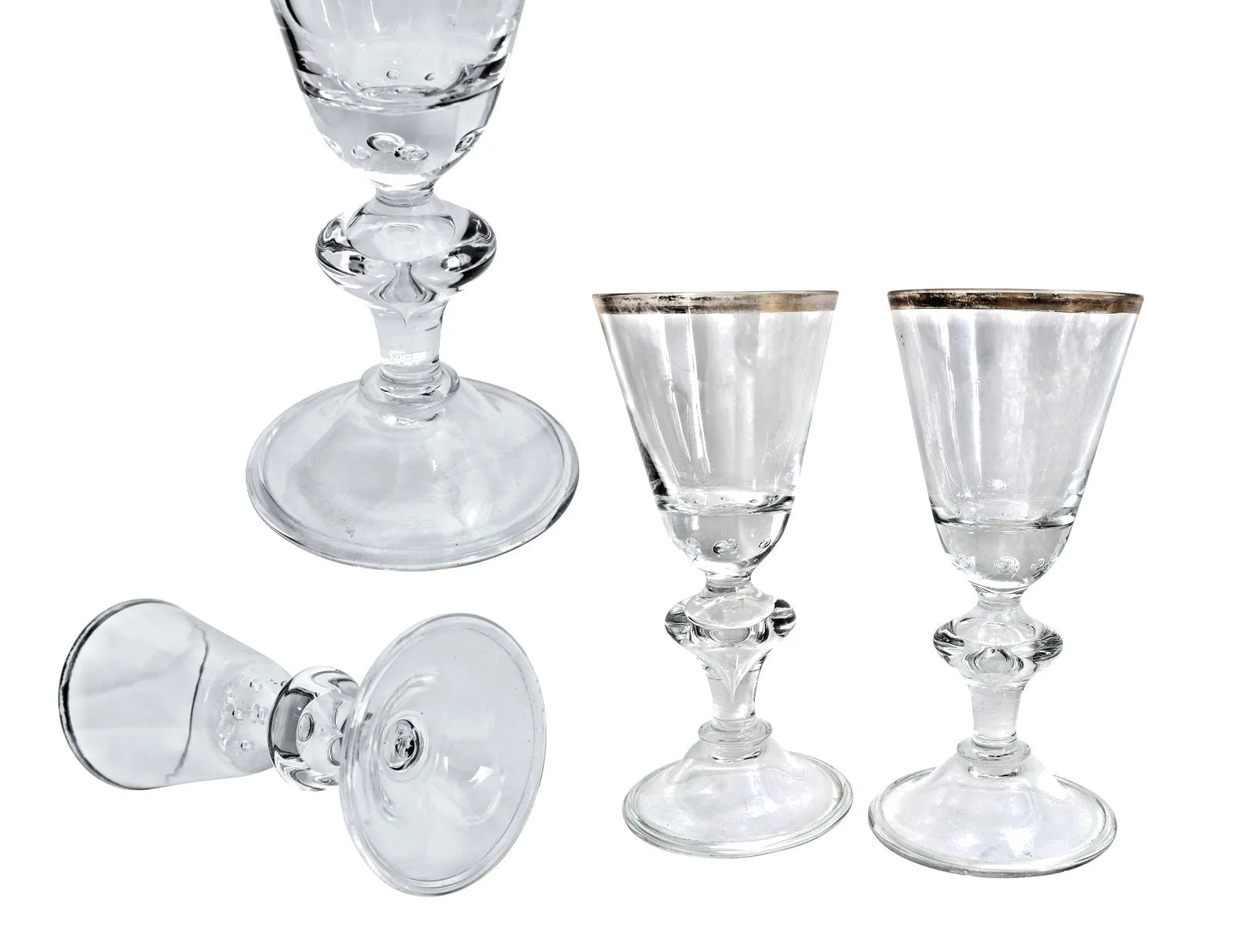 A pair of Lauenstein wine glasses