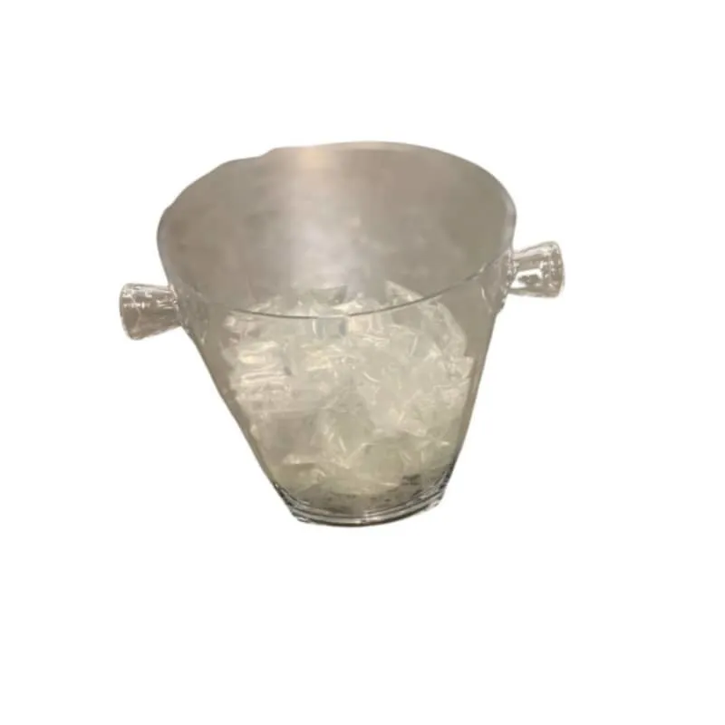 Acrylic Ice Bucket with Ice Cubes
