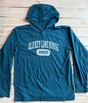 Adult Lightweight Hoody, Pacific Blue