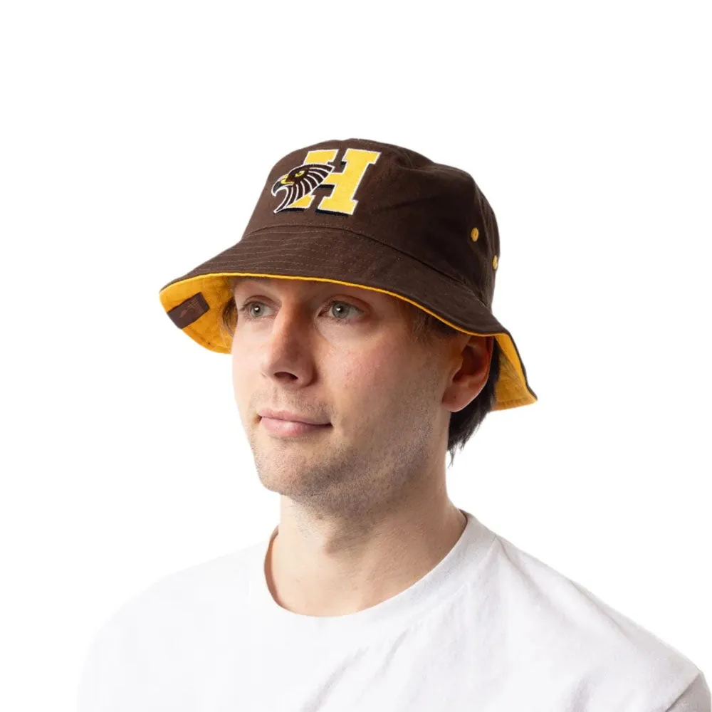 AFL Graphic Bucket Hat Hawthorn Hawks