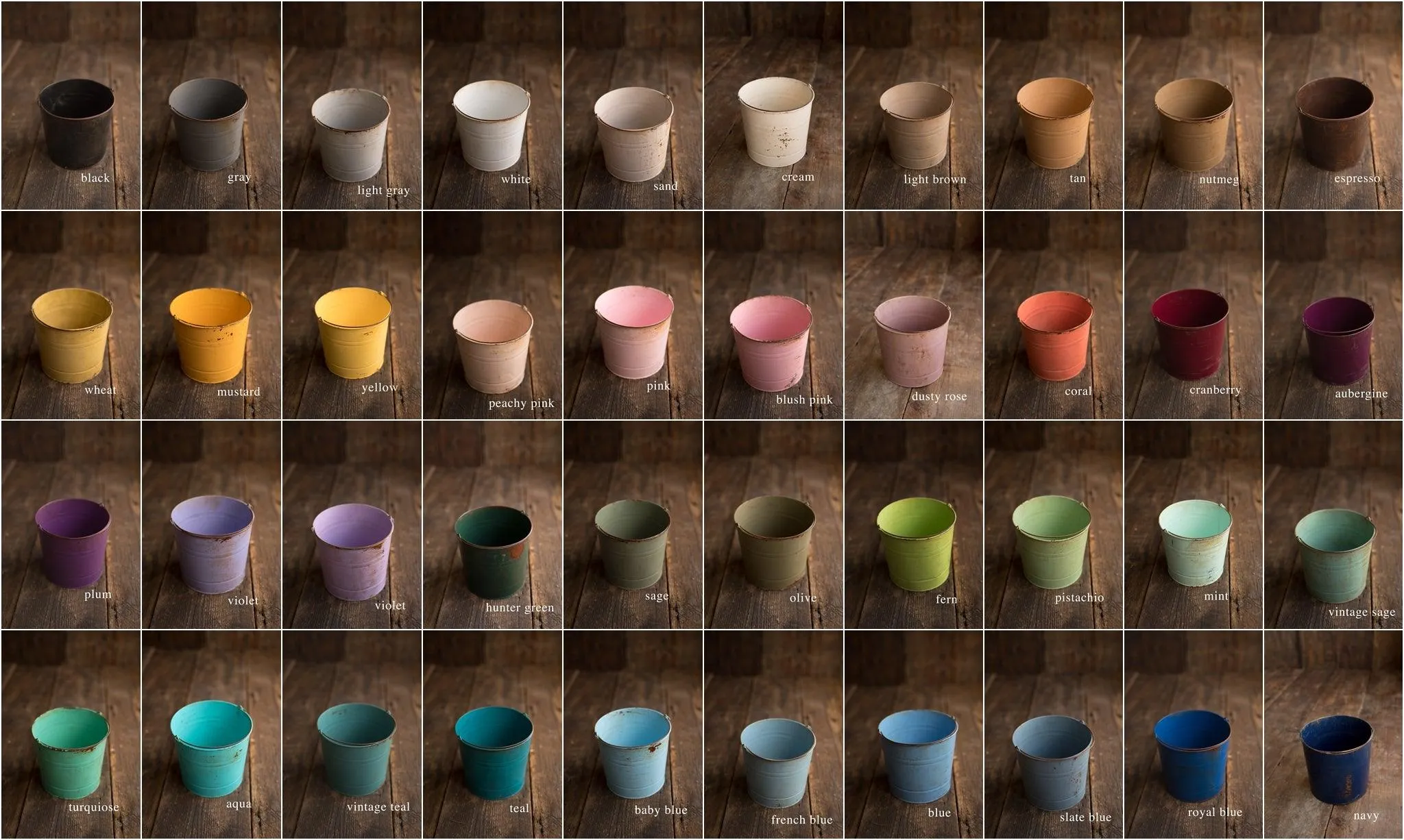 Aged Pail- Small