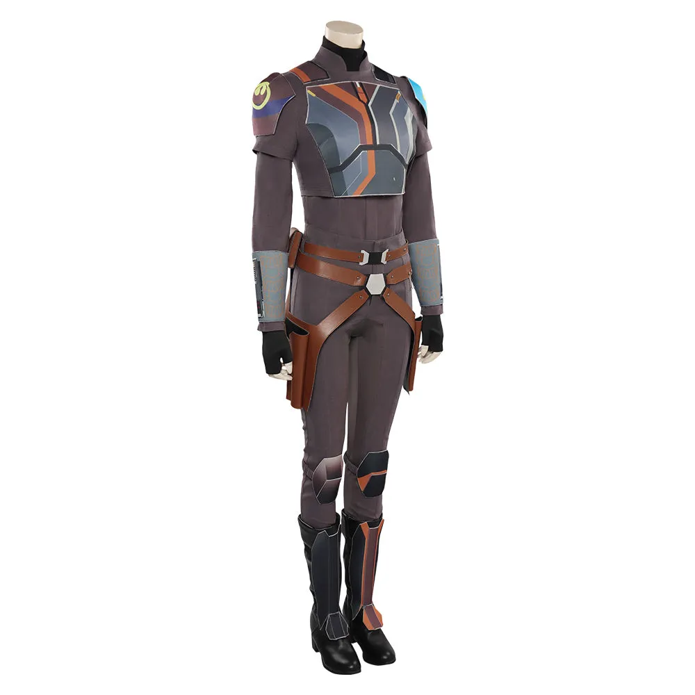 Ahsoka Sabine Wren Cosplay Costume Outfits Halloween Carnival Suit