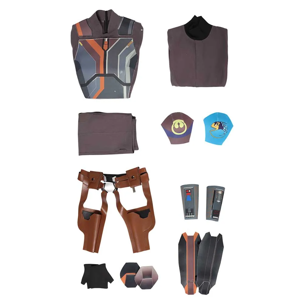 Ahsoka Sabine Wren Cosplay Costume Outfits Halloween Carnival Suit