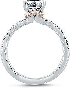 A.Jaffe Pave Diamond Engagement Ring