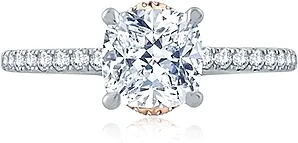 A.Jaffe Pave Diamond Engagement Ring