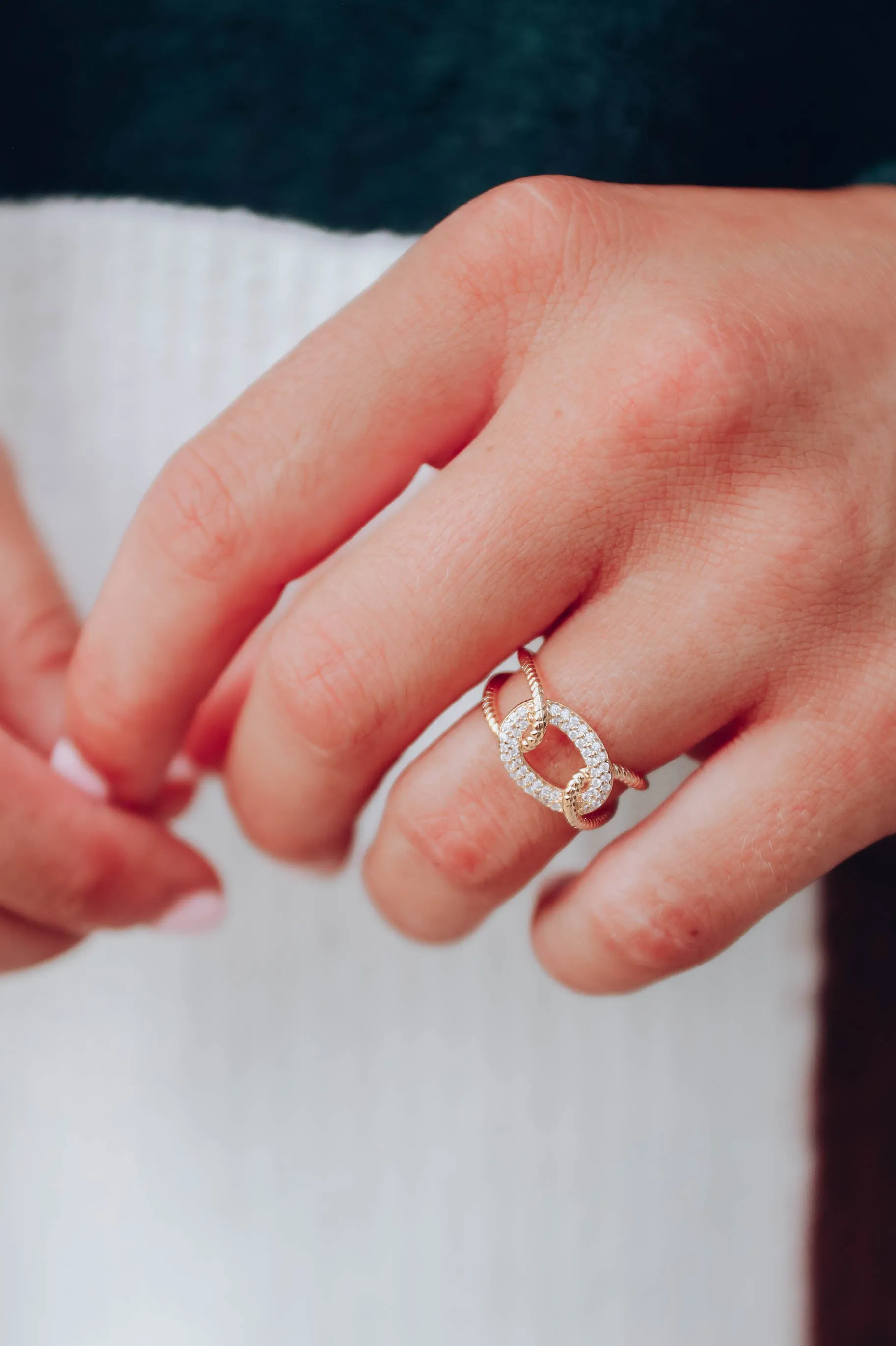 All Tied Up Ring - Gold