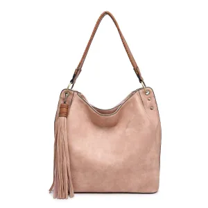 Amber Tassel Hobo Bag