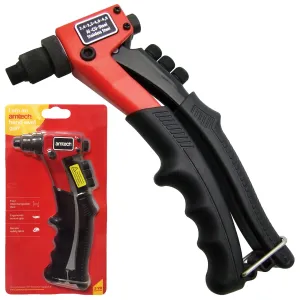 Amtech Compact Hand Riveting Gun Tool 2.4mm-4.8mm