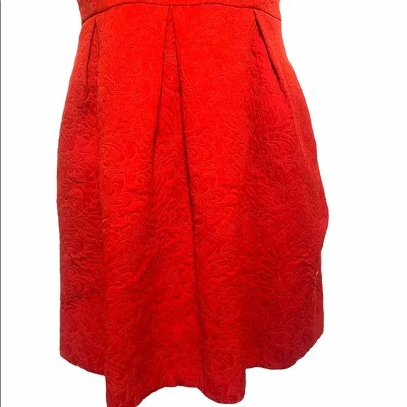 Anthro Moulinette Soeurs Red Dress Size 0