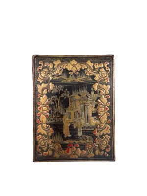 Antique Chinoiserie Hand Painted Box