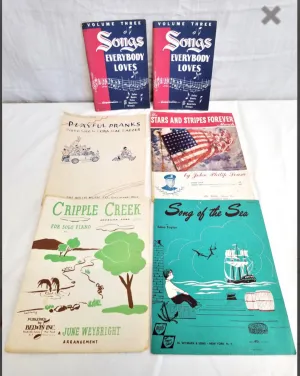 Antique Piano Sheet Music