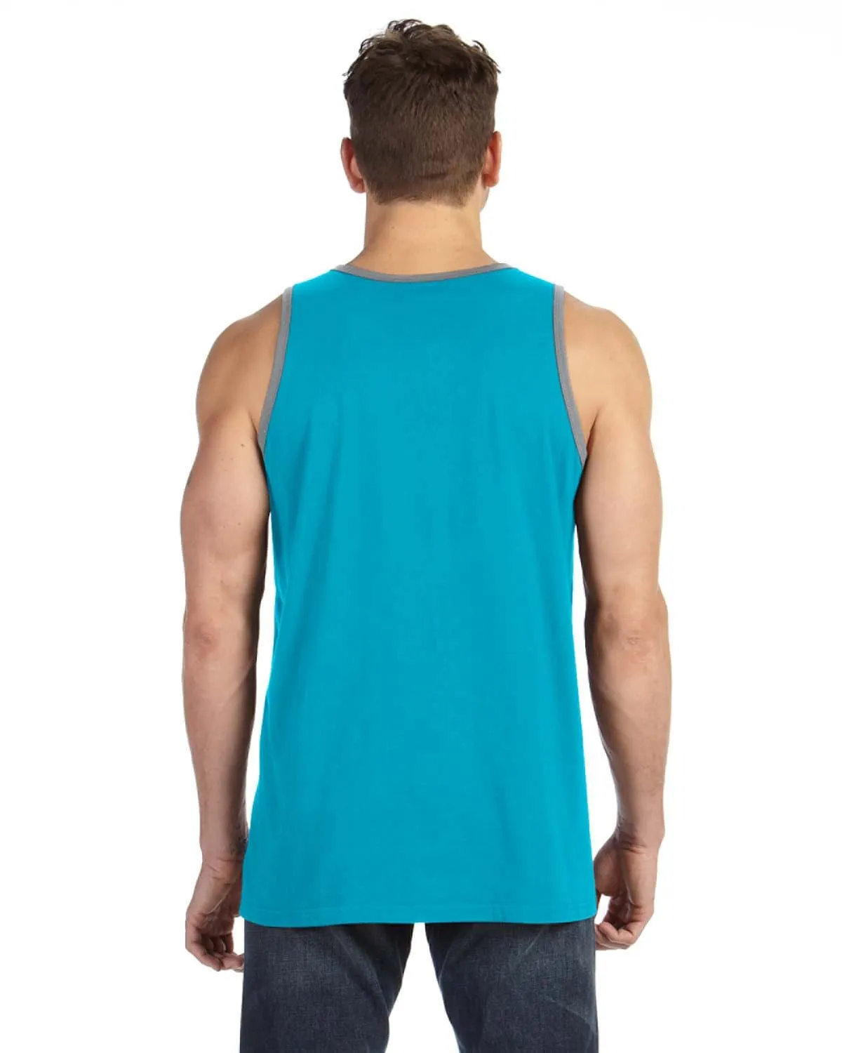 Anvil Lightweight Tank | Carib Bl/ Ht Gry