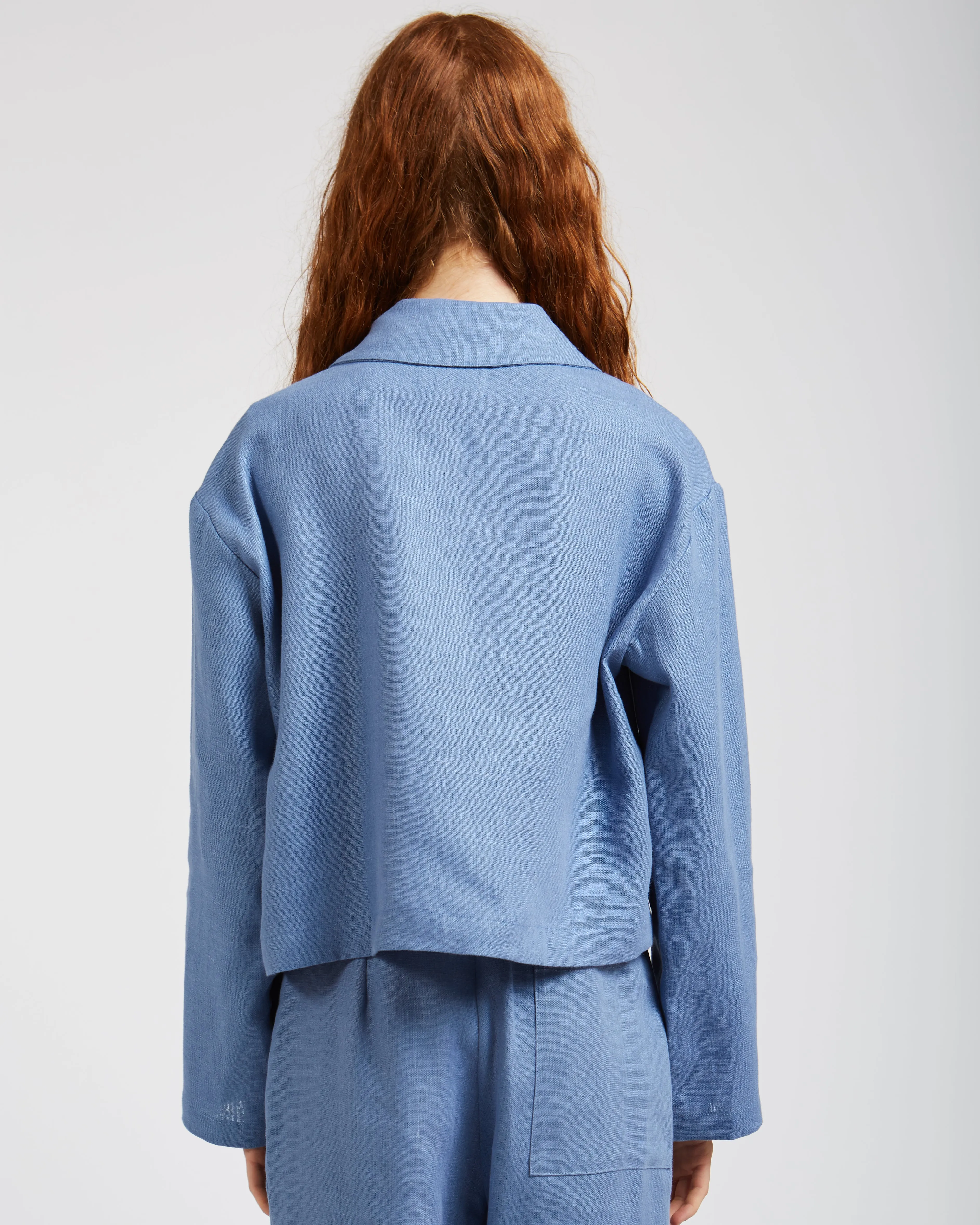 Apollonia jacket in soft blue