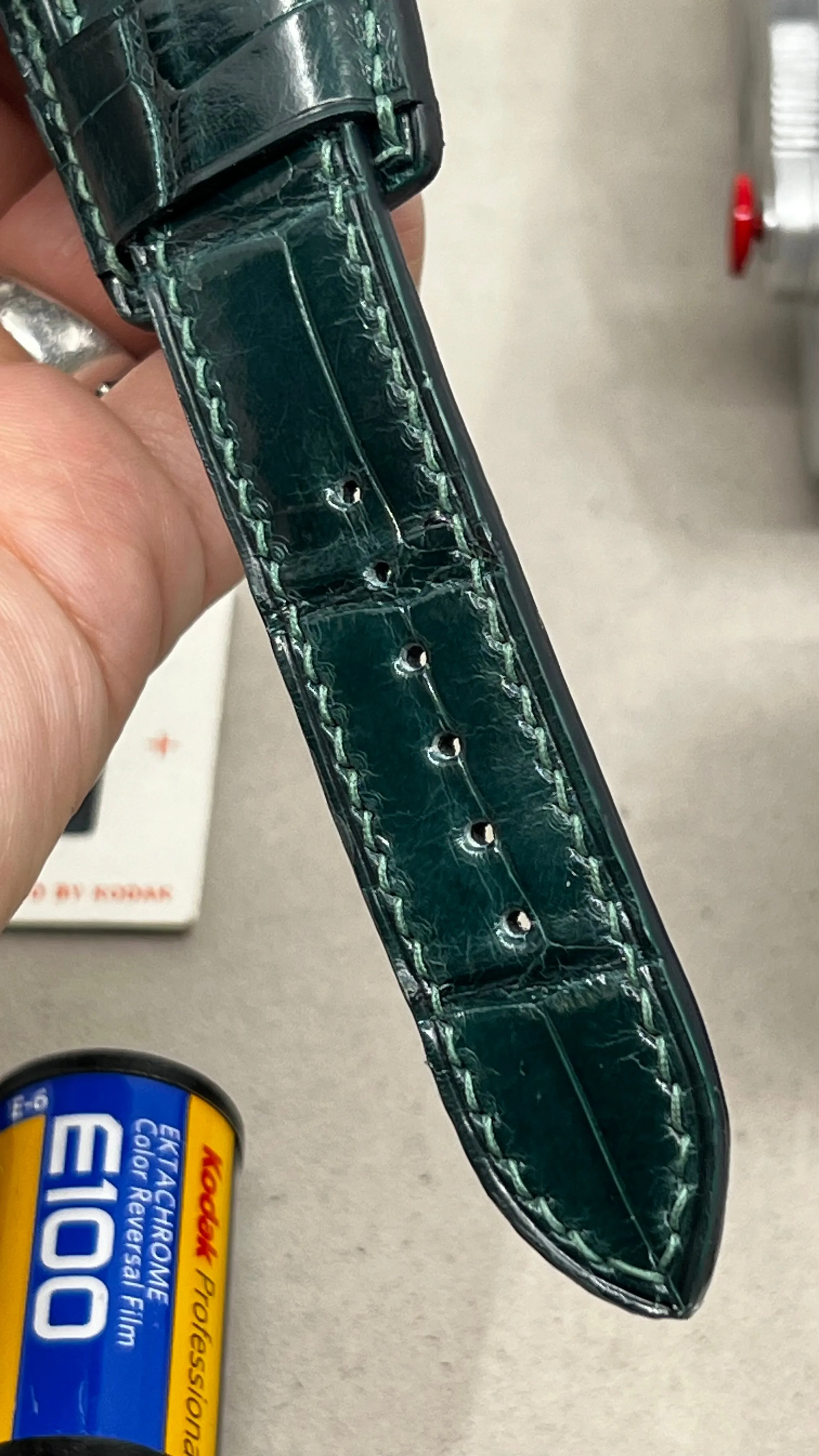 Apple Watch Ultra Watch Band, Apple Watch 49mm 45mm 41mm 40mm Smartwatch Band, Cuff Watch Band, iWatch Band, Green Alligator Watch Straps, Samsung Galaxy Watch Band
