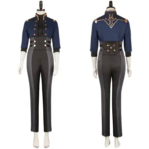 Arcane League of Legends Season 2 Caitlyn Cosplay Costume Black Blue Outfits Halloween Carnival Suit