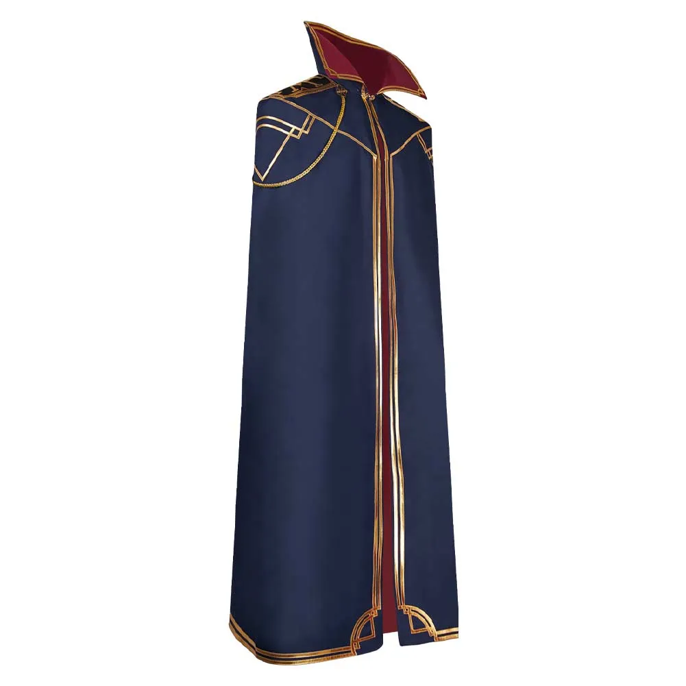 Arcane League of Legends Season 2 Caitlyn Kiramman Cosplay Costume Unisex Dark Blue Cloak Halloween Carnival Suit