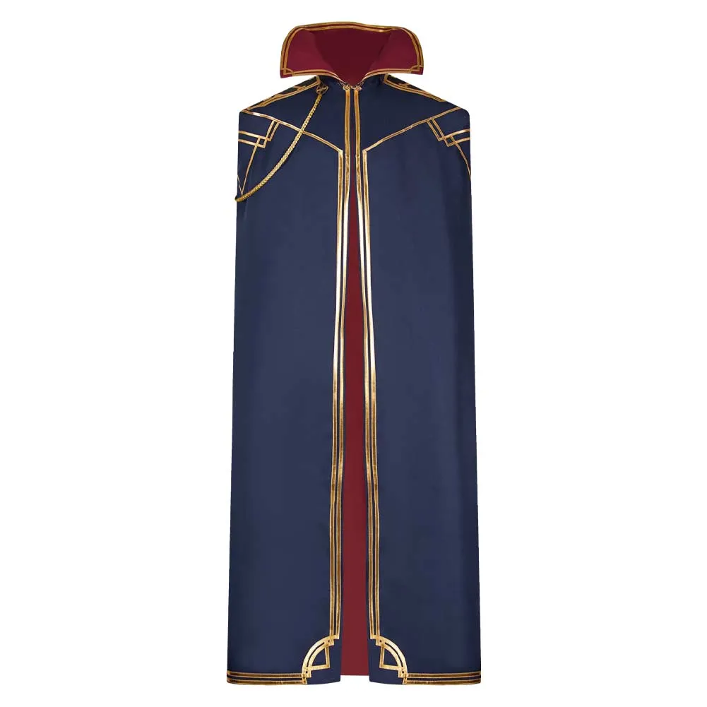 Arcane League of Legends Season 2 Caitlyn Kiramman Cosplay Costume Unisex Dark Blue Cloak Halloween Carnival Suit