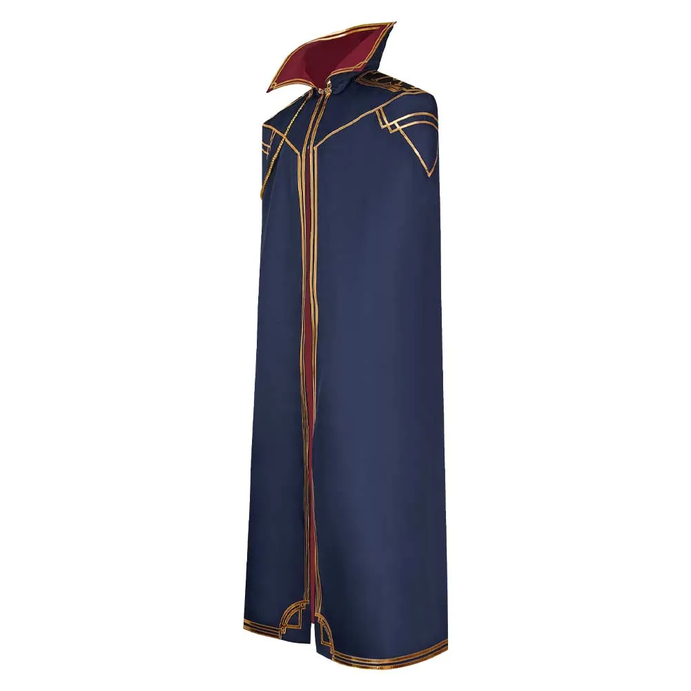 Arcane League of Legends Season 2 Caitlyn Kiramman Cosplay Costume Unisex Dark Blue Cloak Halloween Carnival Suit