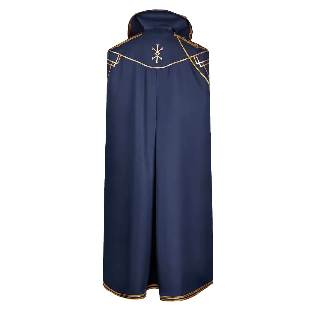 Arcane League of Legends Season 2 Caitlyn Kiramman Cosplay Costume Unisex Dark Blue Cloak Halloween Carnival Suit
