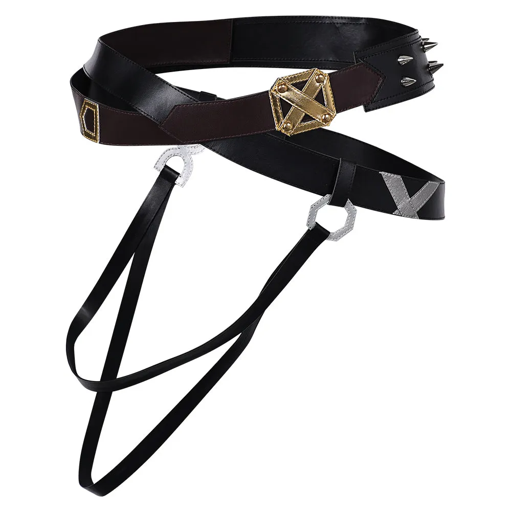 Arcane League of Legends Season 2 Cosplay Belt Waistband Unisex Black BeltHalloween Carnival Accessories