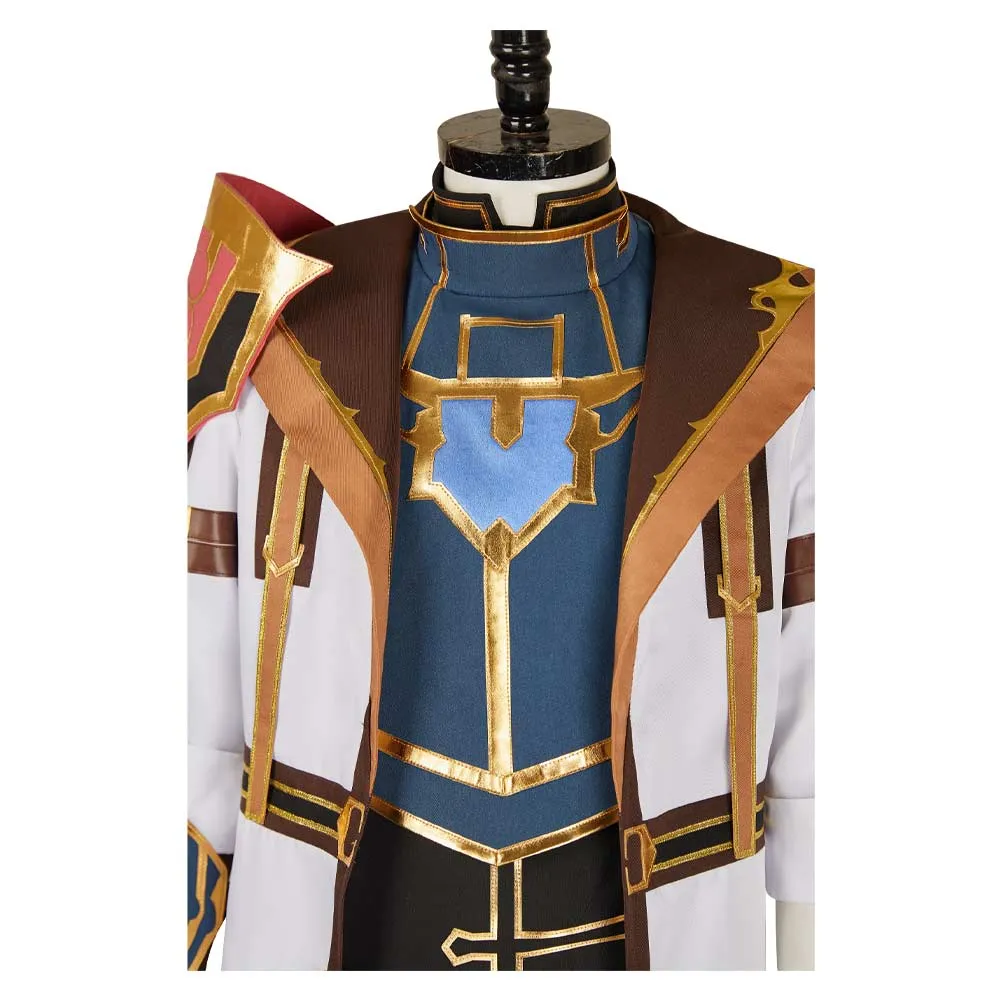 Arcane League of Legends Season 2 Jayce Cosplay Costume Male White Outfits Halloween Carnival Suit