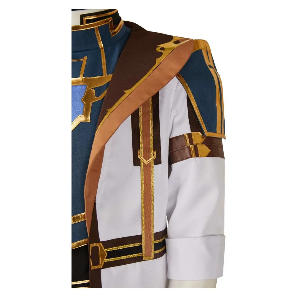 Arcane League of Legends Season 2 Jayce Cosplay Costume Male White Outfits Halloween Carnival Suit