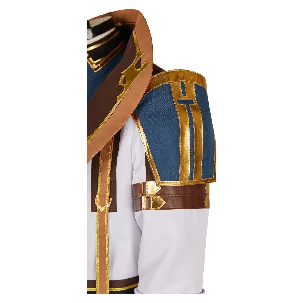 Arcane League of Legends Season 2 Jayce Cosplay Costume Male White Outfits Halloween Carnival Suit