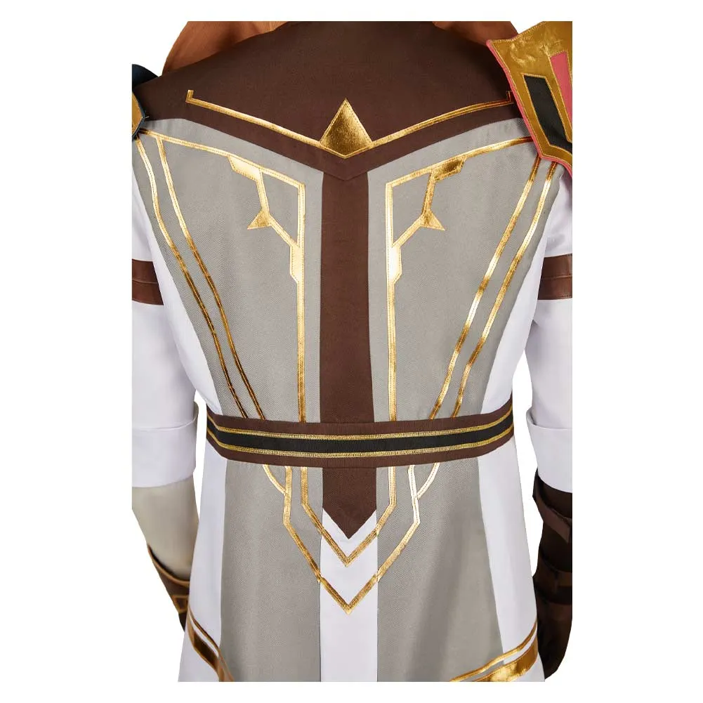 Arcane League of Legends Season 2 Jayce Cosplay Costume Male White Outfits Halloween Carnival Suit