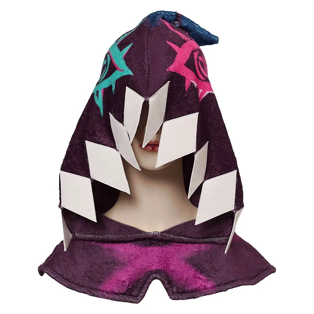 Arcane League of Legends Season 2 Jinx Cap Unisex Dark Purple Hat Halloween Carnival Accessories
