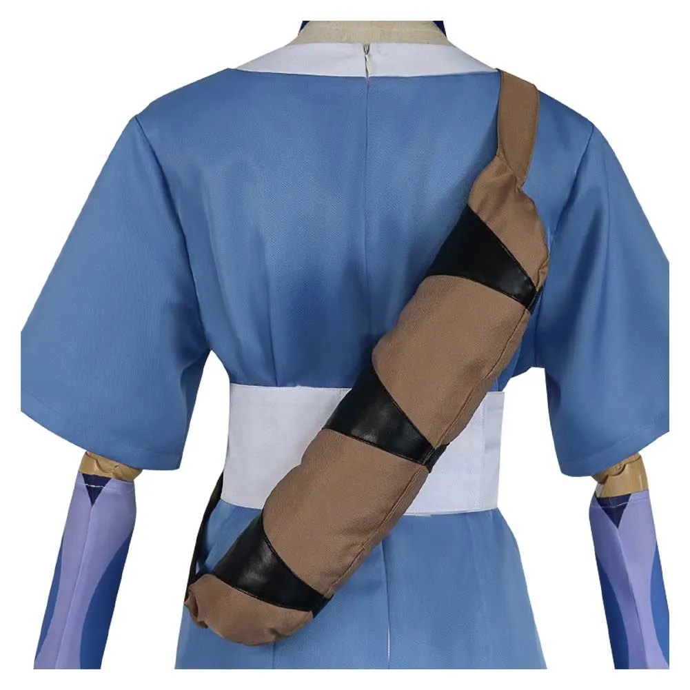 Avatar: The Last Airbender Katara TV Character Adult Blue Suit Cosplay Costume Outfits Halloween Carnival Suit