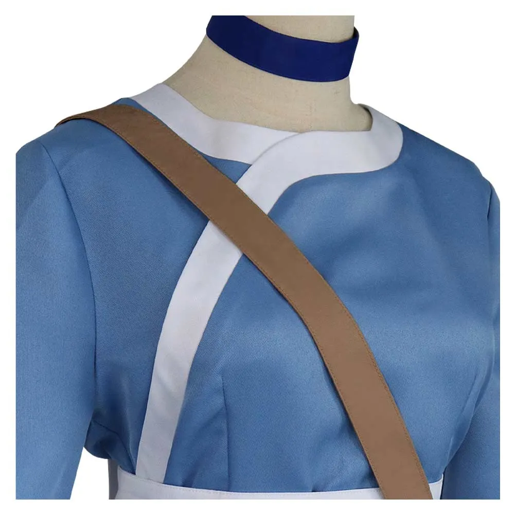 Avatar: The Last Airbender Katara TV Character Adult Blue Suit Cosplay Costume Outfits Halloween Carnival Suit