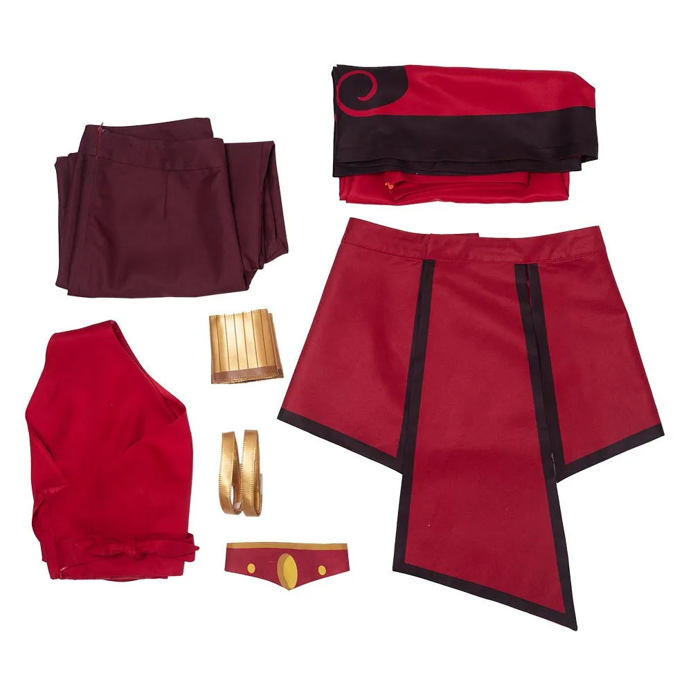 Avatar: the last Airbender Women Dress Outfit Katara Cosplay Costume  Halloween Carnival Costume